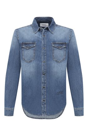 Мужская джинсовая рубашка GIVENCHY синего цвета по цене 71650 руб., арт. BM60KS50G1 | Фото 1 Мужская джинсовая рубашка GIVENCHY синего цвета, арт. BM60KS50G1 | Фото 1