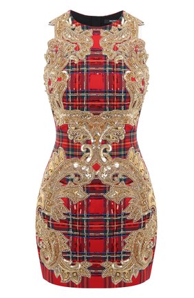 Женское платье с пайетками BALMAIN красного цвета по цене 361000 руб., арт. UF16351/P052 | Фото 1 Женское платье с пайетками BALMAIN красного цвета, арт. UF16351/P052 | Фото 1