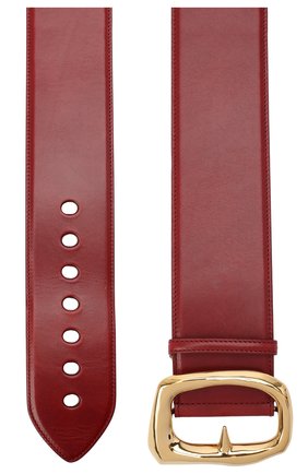 Женский кожаный ремень ALEXANDER MCQUEEN красного цвета по цене 120000 руб., арт. 632125/1BR0M | Фото 2 Женский кожаный ремень ALEXANDER MCQUEEN красного цвета, арт. 632125/1BR0M | Фото 2 (Материал: Натуральная кожа)