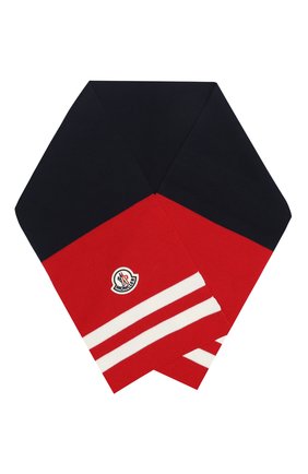 Детский шерстяной шарф MONCLER красного цвета по цене 19100 руб., арт. F2-954-9Z719-20-A9470 | Фото 1 Детский шерстяной шарф MONCLER красного цвета, арт. F2-954-9Z719-20-A9470 | Фото 1