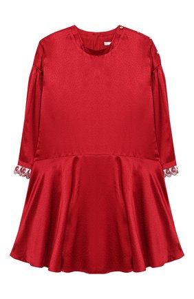 Детское шелковое платье CHLOÉ красного цвета по цене 29950 руб., арт. C12803 | Фото 1 Детское шелковое платье CHLOÉ красного цвета, арт. C12803 | Фото 1 (Материал внешний: Шелк; Рукава: Длинные; Случай: Повседневный; Ростовка одежда: 10 - 11 лет | 140 - 146см, 12 лет | 152 см, 13 - 15 лет | 158 см, 4 года | 104 см, 5 лет | 110 см, 6 лет | 116 см, 8 лет | 128 см)