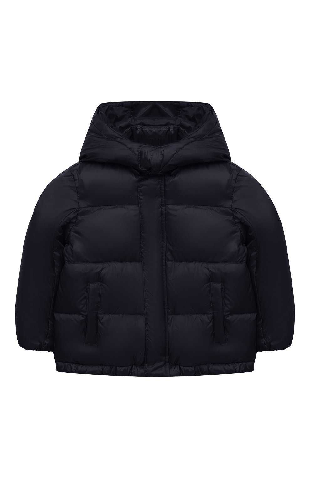 Детского пуховик EMPORIO ARMANI темно-синего цвета, арт. 6HHBL1/1NLSZ | Фото 1