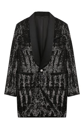 Детский жакет BALMAIN черного цвета по цене 79950 руб., арт. 6N1080/NB370/12-16 | Фото 1 Детский жакет BALMAIN черного цвета, арт. 6N1080/NB370/12-16 | Фото 1