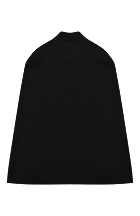 Детское шерстяное пончо BALMAIN черного цвета по цене 65550 руб., арт. 6N2090/ND870/12-16 | Фото 2 Детское шерстяное пончо BALMAIN черного цвета, арт. 6N2090/ND870/12-16 | Фото 2