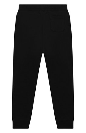Детские хлопковые брюки BALMAIN черного цвета по цене 16650 руб., арт. 6N6607/NX300/4-10 | Фото 2 Детские хлопковые брюки BALMAIN черного цвета, арт. 6N6607/NX300/4-10 | Фото 2