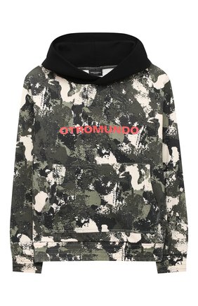 Детский хлопковое худи MARCELO BURLON KIDS OF MILAN разноцветного цвета по цене 19050 руб., арт. 20I/B/MB/2103/0020/8-14Y | Фото 1 Детский хлопковое худи MARCELO BURLON KIDS OF MILAN разноцветного цвета, арт. 20I/B/MB/2103/0020/8-14Y | Фото 1