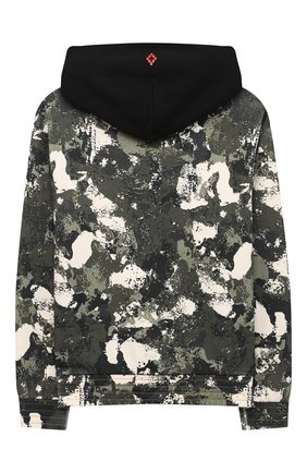 Детский хлопковое худи MARCELO BURLON KIDS OF MILAN разноцветного цвета по цене 19050 руб., арт. 20I/B/MB/2103/0020/8-14Y | Фото 2 Детский хлопковое худи MARCELO BURLON KIDS OF MILAN разноцветного цвета, арт. 20I/B/MB/2103/0020/8-14Y | Фото 2