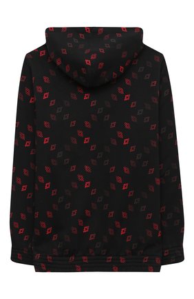Детский хлопковое худи MARCELO BURLON KIDS OF MILAN черного цвета по цене 16350 руб., арт. 20I/B/MB/2105/0021/8-14Y | Фото 2 Детский хлопковое худи MARCELO BURLON KIDS OF MILAN черного цвета, арт. 20I/B/MB/2105/0021/8-14Y | Фото 2