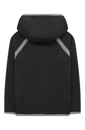 Детский кашемировая толстовка LORO PIANA темно-серого цвета по цене 77350 руб., арт. FAL3167 | Фото 2 Детский кашемировая толстовка LORO PIANA темно-серого цвета, арт. FAL3167 | Фото 2