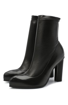 Женские кожаные ботильоны ALEXANDER MCQUEEN черного цвета по цене 87400 руб., арт. 641879/WHSS1 | Фото 1 Женские кожаные ботильоны ALEXANDER MCQUEEN черного цвета, арт. 641879/WHSS1 | Фото 1