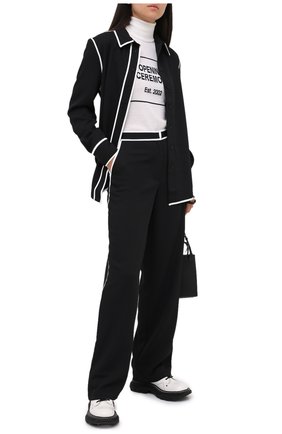 Женские брюки PROENZA SCHOULER WHITE LABEL черного цвета по цене 30900 руб., арт. WL2036016-BY169 | Фото 2 Женские брюки PROENZA SCHOULER WHITE LABEL черного цвета, арт. WL2036016-BY169 | Фото 2