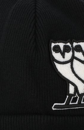 Мужская шерстяная шапка d2 x ovo DSQUARED2 черного цвета по цене 13450 руб., арт. KNM0001 01W03698 | Фото 3 Мужская шерстяная шапка d2 x ovo DSQUARED2 черного цвета, арт. KNM0001 01W03698 | Фото 3