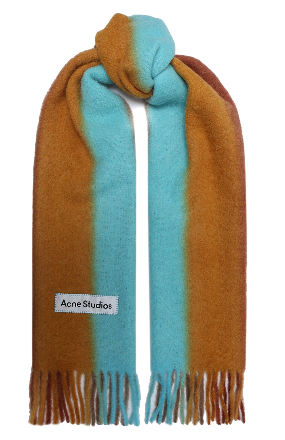 Мужской шарф ACNE STUDIOS разноцветного цвета, арт. CA0106/M | Фото 1