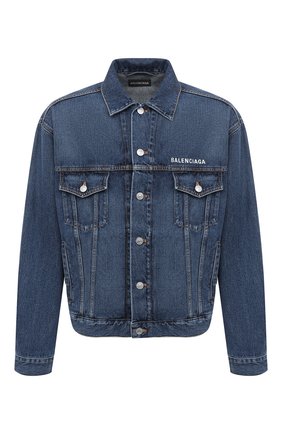 Мужская джинсовая куртка BALENCIAGA синего цвета по цене 96450 руб., арт. 620728/TDW14 | Фото 1 Мужская джинсовая куртка BALENCIAGA синего цвета, арт. 620728/TDW14 | Фото 1