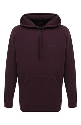 Мужской хлопковое худи BALENCIAGA бордового цвета по цене 63350 руб., арт. 600583/TJVA8 | Фото 1 Мужской хлопковое худи BALENCIAGA бордового цвета, арт. 600583/TJVA8 | Фото 1