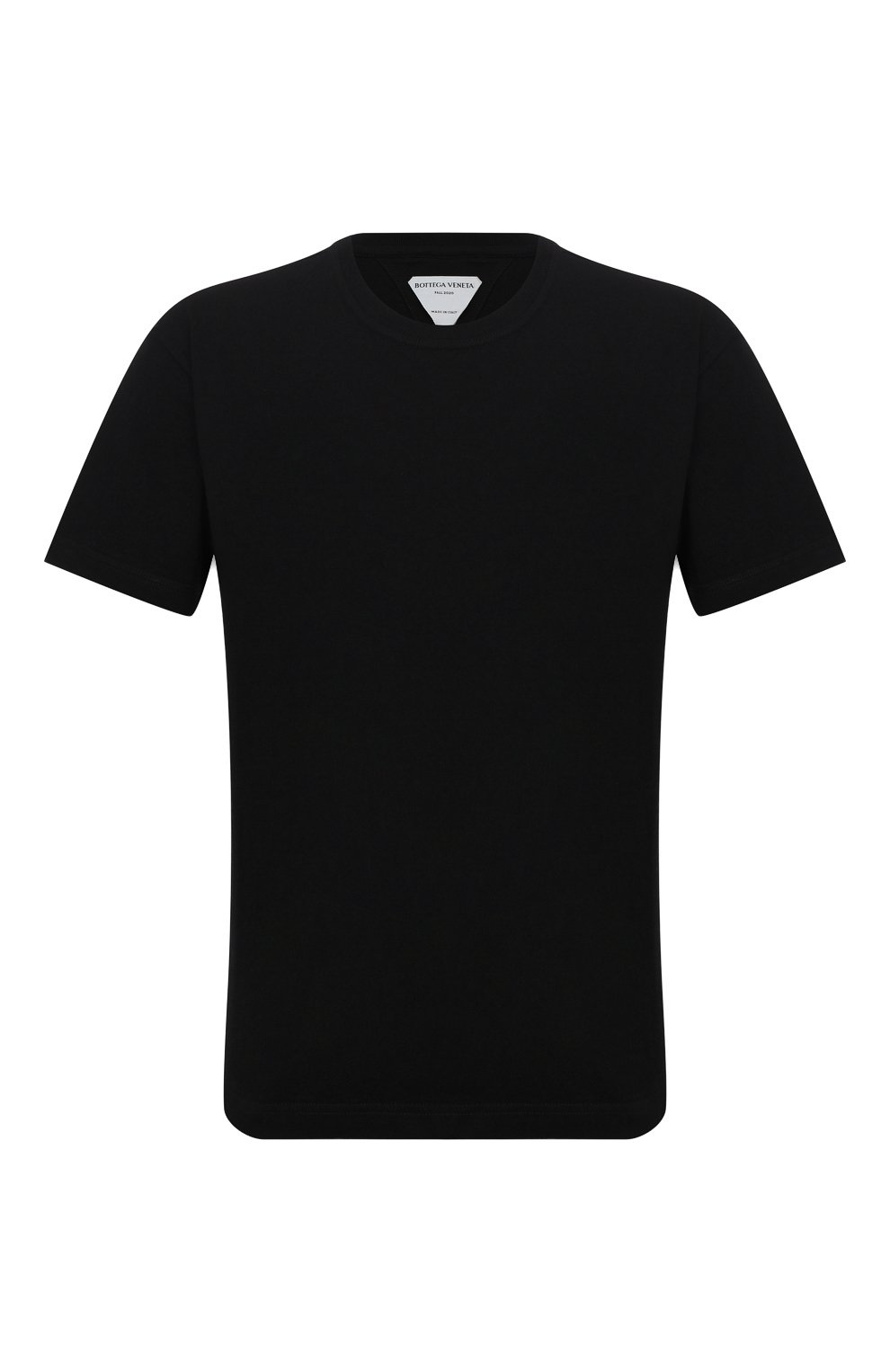 Хлопковая футболка Bottega Veneta Чёрный 639525/VF1U0 5519354