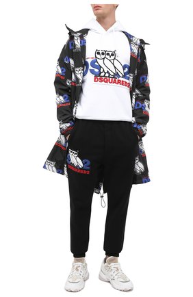 Мужской хлопковое худи d2 x ovo DSQUARED2 белого цвета по цене 53200 руб., арт. S74GU0458/S25042 | Фото 2 Мужской хлопковое худи d2 x ovo DSQUARED2 белого цвета, арт. S74GU0458/S25042 | Фото 2