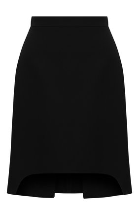 Женская юбка из шерсти и шелка ALEXANDER MCQUEEN черного цвета по цене 93850 руб., арт. 639987/QJAAA | Фото 1 Женская юбка из шерсти и шелка ALEXANDER MCQUEEN черного цвета, арт. 639987/QJAAA | Фото 1