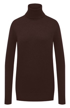 Женский кашемировый свитер DOLCE & GABBANA темно-коричневого цвета по цене 83700 руб., арт. FX832T/JAW5A | Фото 1 Женский кашемировый свитер DOLCE & GABBANA темно-коричневого цвета, арт. FX832T/JAW5A | Фото 1