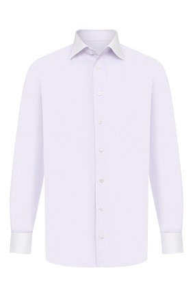 Мужская хлопковая сорочка BRIONI сиреневого цвета по цене 48300 руб., арт. RCA20N/0906X | Фото 1 Мужская хлопковая сорочка BRIONI сиреневого цвета, арт. RCA20N/0906X | Фото 1