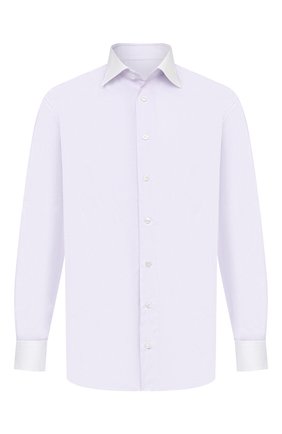 Мужская хлопковая сорочка BRIONI сиреневого цвета по цене 55400 руб., арт. RCA20N/0906X | Фото 1