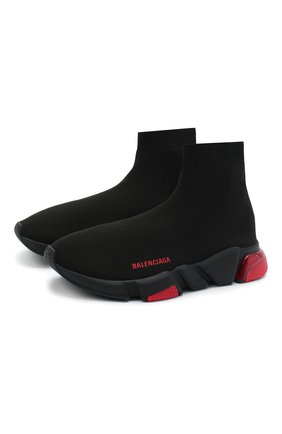 Мужские текстильные кроссовки speed clear sole BALENCIAGA черного цвета по цене 61700 руб., арт. 607544/W05GH | Фото 1 Мужские текстильные кроссовки speed clear sole BALENCIAGA черного цвета, арт. 607544/W05GH | Фото 1