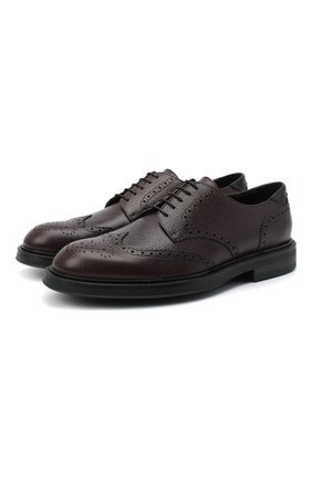 Мужской кожаные дерби CANALI бордового цвета по цене 36600 руб., арт. 231201/RY00468 | Фото 1 Мужской кожаные дерби CANALI бордового цвета, арт. 231201/RY00468 | Фото 1