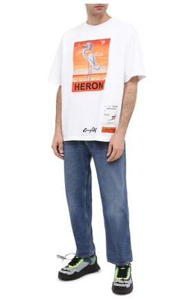 Мужские комбинированные кроссовки odsy-1000 OFF-WHITE разноцветного цвета по цене 51900 руб., арт. 0MIA139E20FAB0011037 | Фото 2 Мужские комбинированные кроссовки odsy-1000 OFF-WHITE разноцветного цвета, арт. 0MIA139E20FAB0011037 | Фото 2