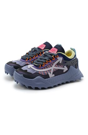 Мужские комбинированные кроссовки odsy-1000 OFF-WHITE фиолетового цвета по цене 51900 руб., арт. 0MIA139E20FAB0013535 | Фото 1 Мужские комбинированные кроссовки odsy-1000 OFF-WHITE фиолетового цвета, арт. 0MIA139E20FAB0013535 | Фото 1
