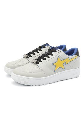 Мужские кеды sta low m2 BAPE серого цвета по цене 29800 руб., арт. 1G73191903 | Фото 1 Мужские кеды sta low m2 BAPE серого цвета, арт. 1G73191903 | Фото 1