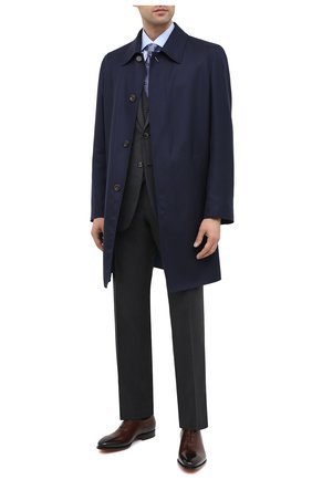 Мужские кожаные оксфорды SANTONI коричневого цвета по цене 83250 руб., арт. MCLE17029BB1IDPNT49 | Фото 2 Мужские кожаные оксфорды SANTONI коричневого цвета, арт. MCLE17029BB1IDPNT49 | Фото 2