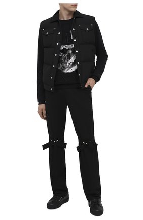 Мужские кожаные кеды frankie winter GIUSEPPE ZANOTTI DESIGN черного цвета по цене 49950 руб., арт. RU00018/004 | Фото 2 Мужские кожаные кеды frankie winter GIUSEPPE ZANOTTI DESIGN черного цвета, арт. RU00018/004 | Фото 2