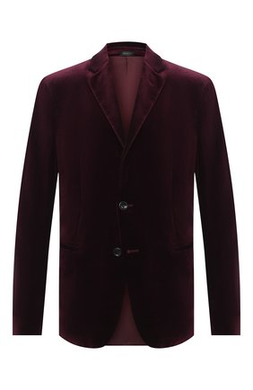 Мужской пиджак GIORGIO ARMANI бордового цвета по цене 153000 руб., арт. 9SGGG06L/T0230 | Фото 1 Мужской пиджак GIORGIO ARMANI бордового цвета, арт. 9SGGG06L/T0230 | Фото 1