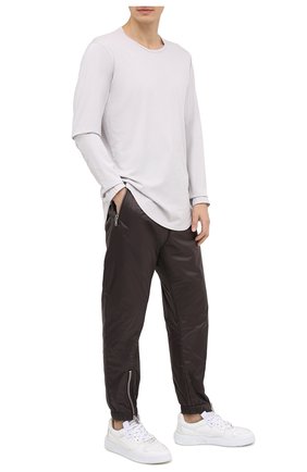 Мужской утепленные джоггеры RICK OWENS темно-серого цвета по цене 64700 руб., арт. RU20F3370/NZ | Фото 2 Мужской утепленные джоггеры RICK OWENS темно-серого цвета, арт. RU20F3370/NZ | Фото 2