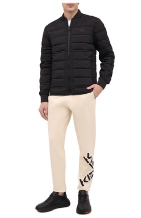 Мужской хлопковые джоггеры kenzo sport KENZO кремвого цвета по цене 19700 руб., арт. FA62PA7224MS | Фото 2 Мужской хлопковые джоггеры kenzo sport KENZO кремвого цвета, арт. FA62PA7224MS | Фото 2