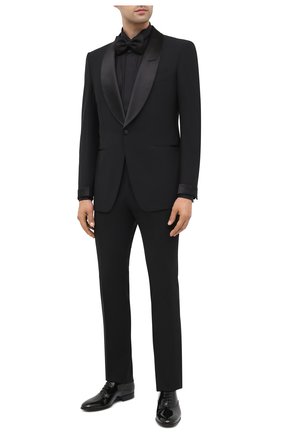 Мужской шерстяной смокинг TOM FORD черного цвета по цене 349500 руб., арт. 838R00/21M544 | Фото 1 Мужской шерстяной смокинг TOM FORD черного цвета, арт. 838R00/21M544 | Фото 1