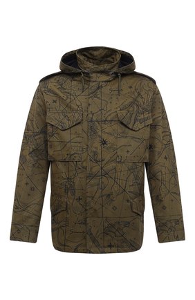 Мужская хлопковая куртка GIVENCHY хаки цвета по цене 189000 руб., арт. BM00GG133A | Фото 1 Мужская хлопковая куртка GIVENCHY хаки цвета, арт. BM00GG133A | Фото 1