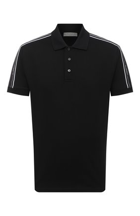 Мужское хлопковое поло GIVENCHY черного цвета по цене 46700 руб., арт. BM70UA3006 | Фото 1 Мужское хлопковое поло GIVENCHY черного цвета, арт. BM70UA3006 | Фото 1