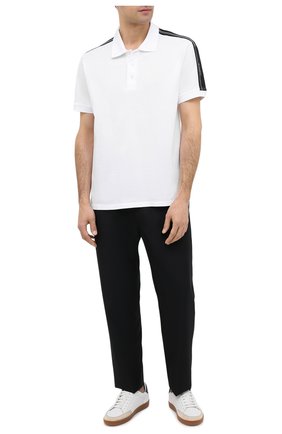 Мужское хлопковое поло GIVENCHY белого цвета по цене 49950 руб., арт. BM70UA3006 | Фото 2 Мужское хлопковое поло GIVENCHY белого цвета, арт. BM70UA3006 | Фото 2