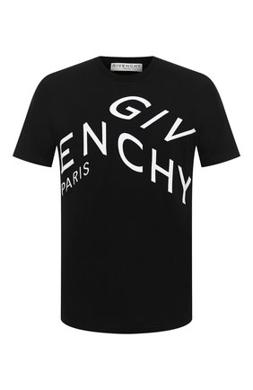 Мужская хлопковая футболка GIVENCHY черного цвета по цене 58150 руб., арт. BM70YC3002 | Фото 1 Мужская хлопковая футболка GIVENCHY черного цвета, арт. BM70YC3002 | Фото 1