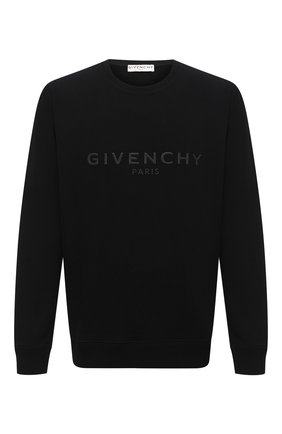 Мужской хлопковый свитшот GIVENCHY черного цвета по цене 57150 руб., арт. BMJ07Z30AF | Фото 1 Мужской хлопковый свитшот GIVENCHY черного цвета, арт. BMJ07Z30AF | Фото 1