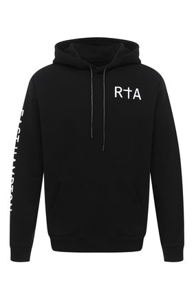 Мужской хлопковое худи RTA черного цвета по цене 27300 руб., арт. MF0213-95BLK1 | Фото 1 Мужской хлопковое худи RTA черного цвета, арт. MF0213-95BLK1 | Фото 1