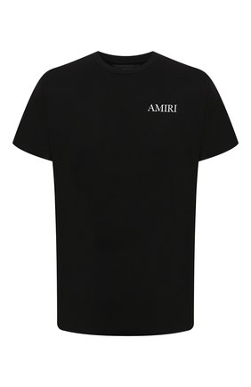 Мужская хлопковая футболка AMIRI черного цвета по цене 33550 руб., арт. F0M03232CJ | Фото 1 Мужская хлопковая футболка AMIRI черного цвета, арт. F0M03232CJ | Фото 1