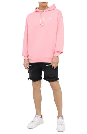 Мужские джинсовые шорты AMIRI черного цвета по цене 52650 руб., арт. F0M11204RD | Фото 2 Мужские джинсовые шорты AMIRI черного цвета, арт. F0M11204RD | Фото 2