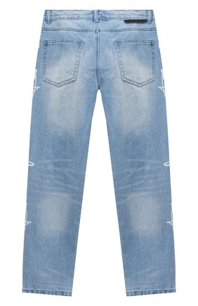Детские джинсы STELLA MCCARTNEY голубого цвета по цене 6335 руб., арт. 601442/SPK66 | Фото 2 Детские джинсы STELLA MCCARTNEY голубого цвета, арт. 601442/SPK66 | Фото 2