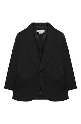 Детский пиджак STELLA MCCARTNEY черного цвета по цене 19850 руб., арт. 601439/SPK77 | Фото 1 Детский пиджак STELLA MCCARTNEY черного цвета, арт. 601439/SPK77 | Фото 1