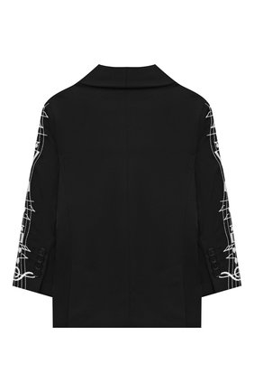 Детский пиджак STELLA MCCARTNEY черного цвета по цене 19850 руб., арт. 601439/SPK77 | Фото 2 Детский пиджак STELLA MCCARTNEY черного цвета, арт. 601439/SPK77 | Фото 2