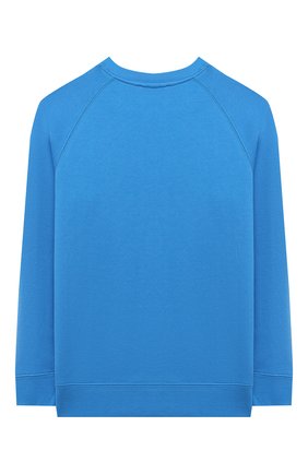 Детский хлопковый свитшот STELLA MCCARTNEY синего цвета по цене 5150 руб., арт. 601333/SPJB5 | Фото 2 Детский хлопковый свитшот STELLA MCCARTNEY синего цвета, арт. 601333/SPJB5 | Фото 2