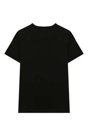 Детская хлопковая футболка STELLA MCCARTNEY черного цвета по цене 3565 руб., арт. 601104/SPJ55 | Фото 2 Детская хлопковая футболка STELLA MCCARTNEY черного цвета, арт. 601104/SPJ55 | Фото 2