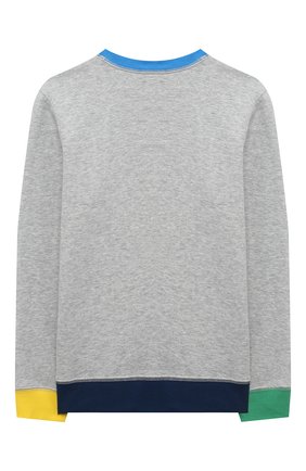 Детский хлопковый свитшот STELLA MCCARTNEY серого цвета по цене 5150 руб., арт. 600982/SPJC4 | Фото 2 Детский хлопковый свитшот STELLA MCCARTNEY серого цвета, арт. 600982/SPJC4 | Фото 2